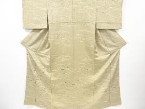 リサイクル　雪芝模様付け下げ小紋着物